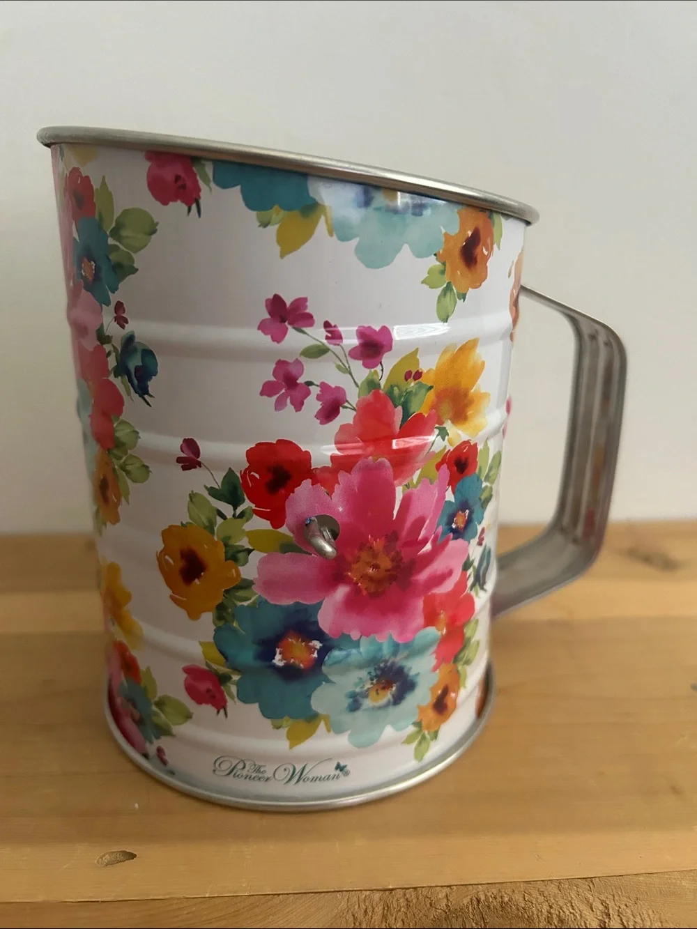 The Pioneer Woman, Floral Kitchen Flour Sifter - Multicolor